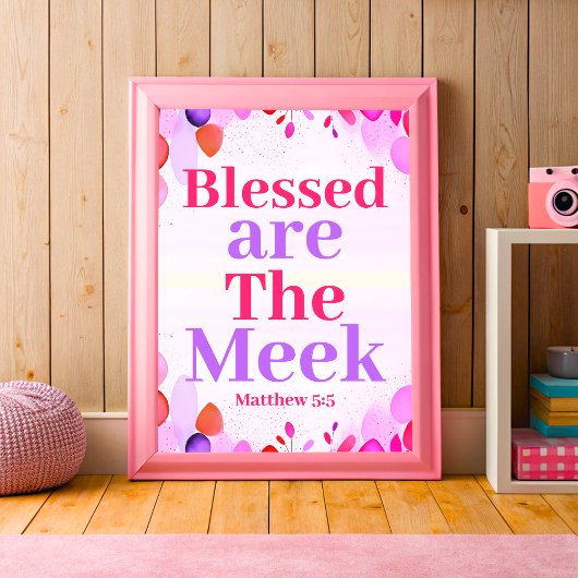 賛美はおとなしいボホのクリスチャン10代のガールアート ポスター