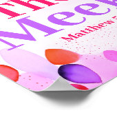 賛美はおとなしいボホのクリスチャン10代のガールアート ポスター (角)