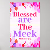 賛美はおとなしいボホのクリスチャン10代のガールアート ポスター (正面)