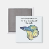 賛美はおとなしい魚の磁石だ マグネット (正面/裏面)