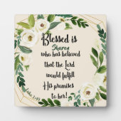 賛美はクリスチャンと称信じする女 フォトプラーク (正面)