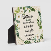 賛美はクリスチャンと称信じする女 フォトプラーク (正面)