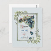 賛美はハートが純粋だ ポストカード (正面/裏面)