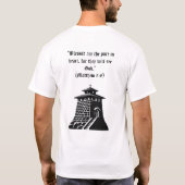 賛美はハートが純粋だ Tシャツ (裏面)