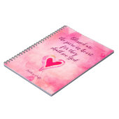 賛美はハートの中で純粋である – マタイ5:8 ノートブック (左側)