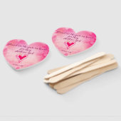 賛美はハートの中で純粋である – マタイ5:8 ハンドファン (組立なし)