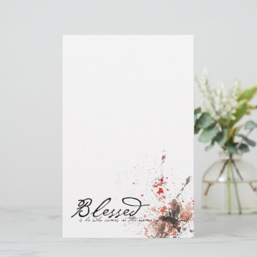 賛美は 便箋 (スタンド正面)