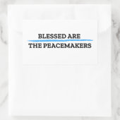 賛美はPeacemakers Sticker 長方形シール (バッグ)