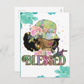 賛美もし神は我々に敵対できる者のために来なさい。 シーズンポストカード (正面/裏面)