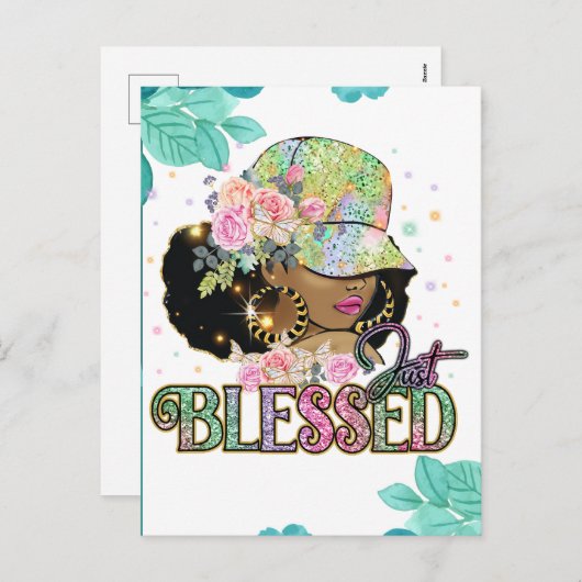 賛美もし神は我々に敵対できる者のために来なさい。 シーズンポストカード (正面/裏面)