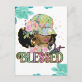 賛美もし神は我々に敵対できる者のために来なさい。 シーズンポストカード (正面)