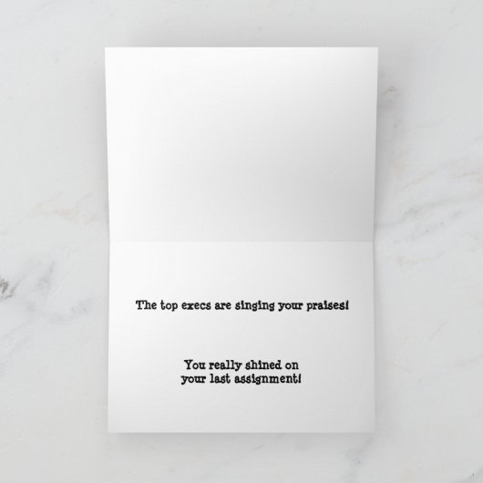 賛美を歌う カード (内部)