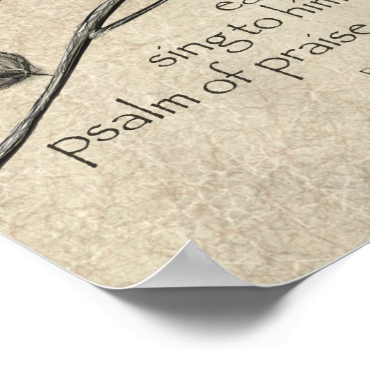 賛美を歌え ポスター (角)