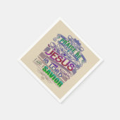 賛美イエスパーティーナプキンス スタンダードカクテルナプキン (角)