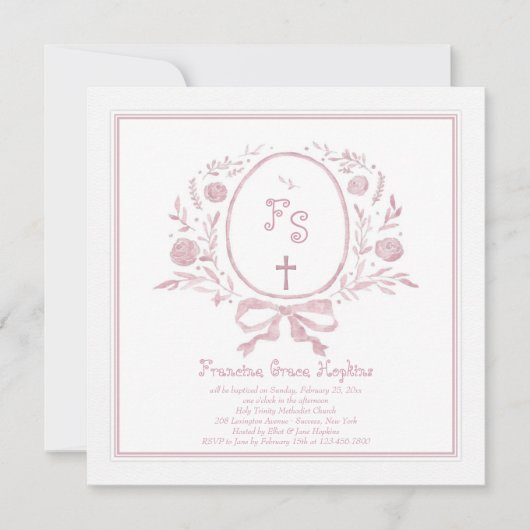 賛美イベント招待状 招待状 (正面)