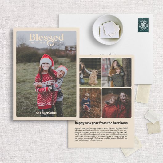 賛美インスパイア・写真のクリスマスカード シーズンカード