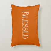 ""賛美カスタムタイポグラフィonBamboo アクセントクッション (正面(垂直))