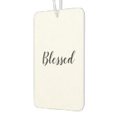 賛美カスタム白黒文字かわいい カーエアーフレッシュナー (左)