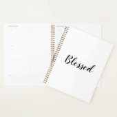 賛美カスタム白黒文字かわいい プランナー手帳 (ディスプレー)