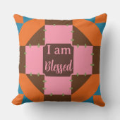 賛美カラフル、リビング用装飾用クッション クッション (正面)