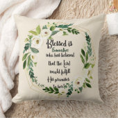 賛美キリスト教名信じは彼女 クッション (ブランケット)