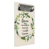 賛美キリスト教名信じは彼女 ミニクリップボード (アングル)