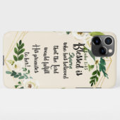 賛美キリスト教名信じは彼女 iPhoneケース (裏面横)