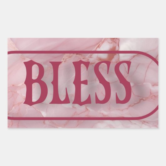 賛美クラシック 長方形シール (正面)