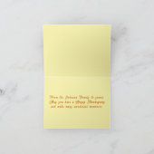 賛美クラシックHappy Thanksgiving シーズンカード (内部)