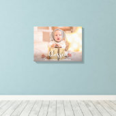 賛美クリスマス写真 キャンバスプリント (インサイチュ (ウッドフロア))