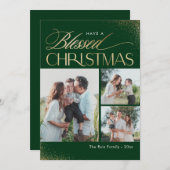 賛美クリスマス宗教休暇の写真カード シーズンカード (正面/裏面)