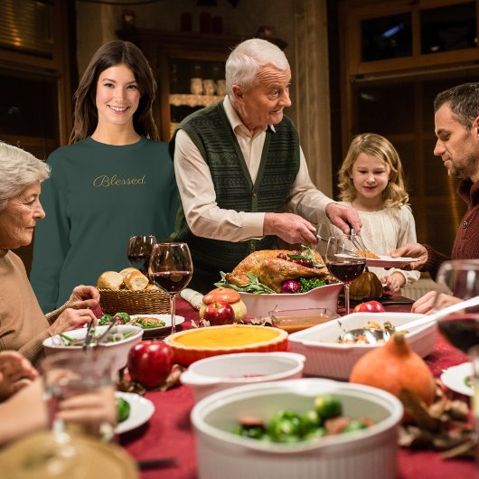 賛美シンプル スウェットシャツ