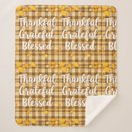 賛美スタイリッシュ感謝の感謝祭 シェルパブランケット