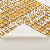 賛美スタイリッシュ感謝の感謝祭 シェルパブランケット (3/4)