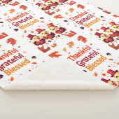 賛美スタイリッシュ感謝の感謝祭 シェルパブランケット (3/4)