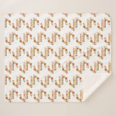 賛美スタイリッシュ感謝の感謝祭 シェルパブランケット (正面(横))