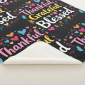 賛美スタイリッシュ感謝の感謝祭 シェルパブランケット (3/4)