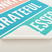 賛美スタイリッシュ感謝の感謝祭 シェルパブランケット (3/4)