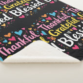 賛美スタイリッシュ感謝の感謝祭 シェルパブランケット (3/4)