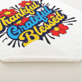 賛美スタイリッシュ感謝の感謝祭 シェルパブランケット (3/4)