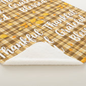 賛美スタイリッシュ感謝の感謝祭 シェルパブランケット (3/4)