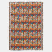 賛美スタイリッシュ感謝の感謝祭 スローブランケット (正面縦)