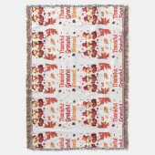 賛美スタイリッシュ感謝の感謝祭 スローブランケット (正面縦)