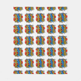 賛美スタイリッシュ感謝の感謝祭 フリースブランケット