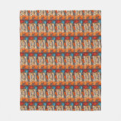 賛美スタイリッシュ感謝の感謝祭 フリースブランケット (正面)