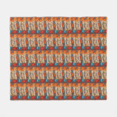 賛美スタイリッシュ感謝の感謝祭 フリースブランケット (正面(横))