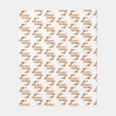 賛美スタイリッシュ感謝の感謝祭 フリースブランケット (正面)