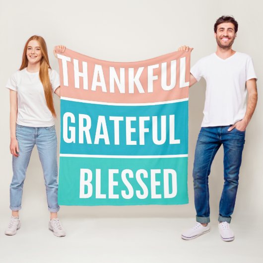 賛美スタイリッシュ感謝の感謝祭 フリースブランケット (インサイチュ)