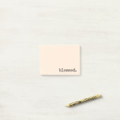 賛美タイポグラフィ ポストイット (デスク上)