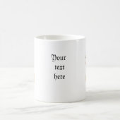 賛美ダムソウルベルニニパーソナライズされた コーヒーマグカップ (中央)